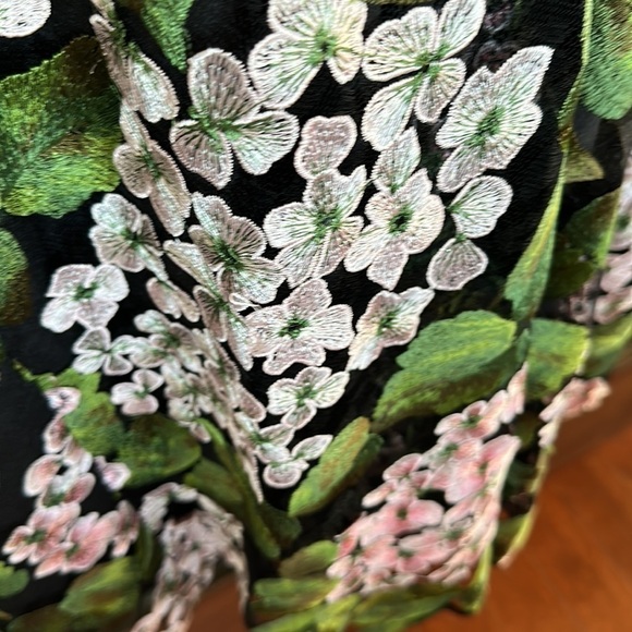 Dress The Population black hydrangea midi dress size XS or 0-2. NWOT - Picture 9 of 9